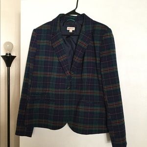 Plaid blazer